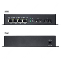 4x 10/100/1000Base-TX To 2x 1000Base-FX 1310nm 20km Dual SC Fiber Swtich | FC-GA204-13S20